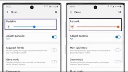 Samsung Galaxy M62 Telefonumda Ekran Parlaklığı Otomatik Ayarı Nasıl Açılır?